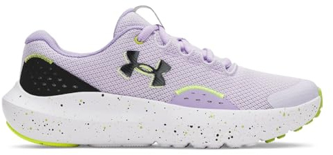 Under Armour Jungen Grade School Surge 4 Laufschuhe, (535) Salzlila/Transparent/Schwarz, 7 Big Kid