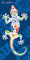 Miracle Home. Microfiber Beach Towel Eidechse Menorca Blau, 100% Poliéster, 95 X 175 cm. 15551