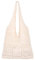 JasGood Strandtasche Damen Gestrickte Tasche Beach Tote Bag Sommer Boho Strick Shopper Tasche mit Cute Herzmuster Umhängetasche Schultertasche für Frauen,Beige