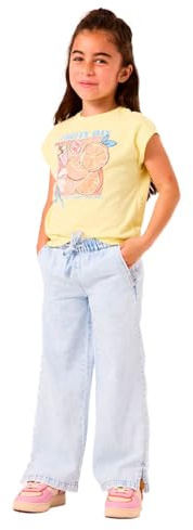 Garcia Mädchen Wide Leg Jeans Hose, Größe:110, Farbe:Bleached