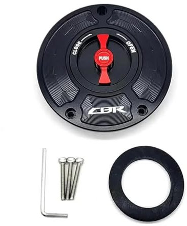 Kraftstofftankteile Kraftstofftankdeckel Für H&ONDA CBR 600 600RR 900 954 1000RR 1100 1100XX 400RR 250RR(Black2)