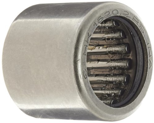 INA hk16202rs Nadellager, Umschlossene Ziehen, Tasse, Außenring und Roller, Stahl Käfig, offenes Ende, doppelt versiegelt, metrisch, 16 mm ID, 22 mm OD, 20 mm Breite, 11000RPM Maximale Drehzahl