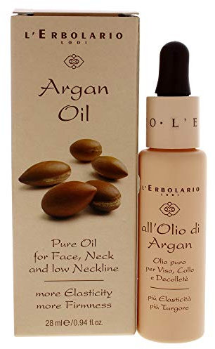 L'Erbolario Arganöl (Rein) für Gesicht, Hals und Dekolleté, 1er Pack (1 x 28 ml)