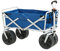 MacSports Schwerlast Faltbarer All-Terrain-Strandwagen, Blau/Weiß