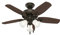 Hunter 52107 Ventilateur de plafond en bronze avec 5 lames de cerise/récolte en acajou et kit d'éclairage 102 cm