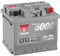Yuasa YBX5063 Batería de coche Silver 12V 50Ah 480A