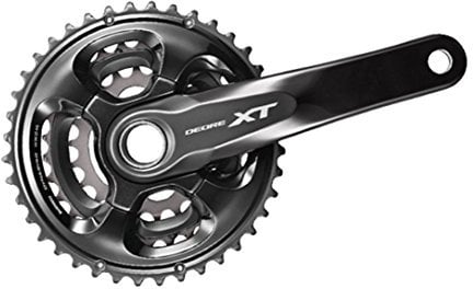 Shimano Deore XT FC-M8000-3 Kurbelgarnitur 3x11, 170 mm, Schwarz