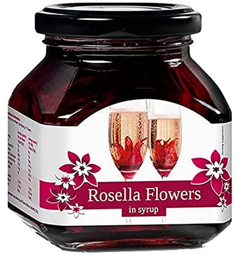Rosella Flowers Wild Hibiscus in Sirup, Hibiskusblüte, 270 gramm