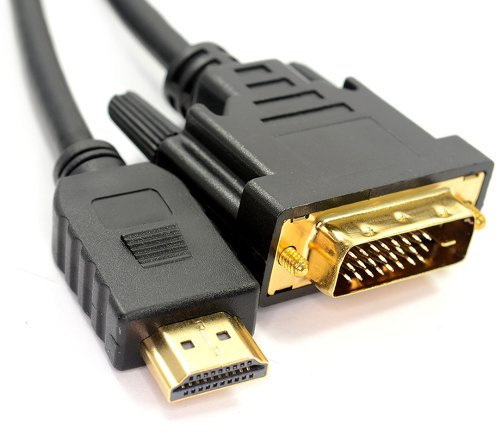 kenable DVI-D 24+1 Mâle Vers HDMI Digital Vidéo câble Cordon Plaqués Or 10 m [10 mètre/10m]