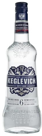 Keglevich Vodka, Vodka Dry di Puro Grano Distillato 6 Volte, di Origine Polacca - Bottiglia da 700 ml