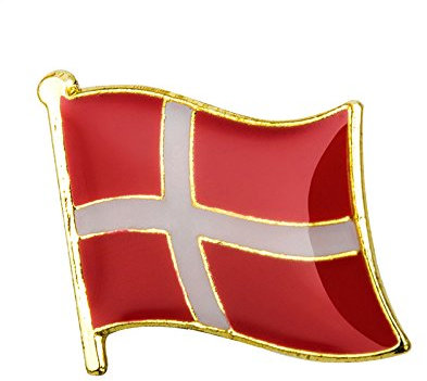 Dänemark Dänische Flagge Metall Pin Anstecker