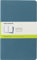 Moleskine Cahier Journal, Set 3 Quaderni con Pagine Bianche, Copertina in Cartoncino e Cucitura a Vista, Colore Blu, 80 Pagine, Formato Large 13 x 21 cm