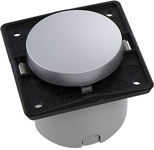 Berker Integro Ausschalter vorkonfektioniert chrom matt lackiert ohne Rahmen