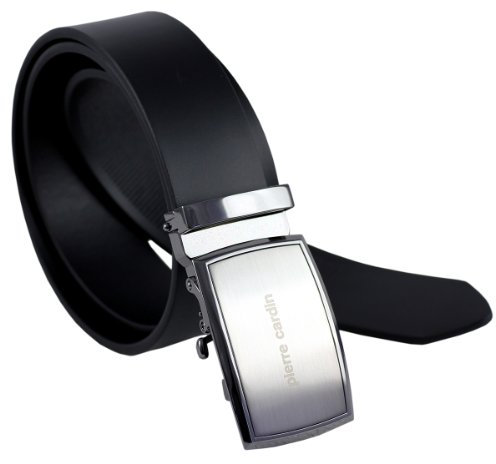 Pierre Cardin Gürtel Herren Vollleder 40 mm Automatik schwarz, Farbe/Color:schwarz, Size US/EU:Bundweite 115 cm Gesamtlänge 130 cm W 45.5 XXL
