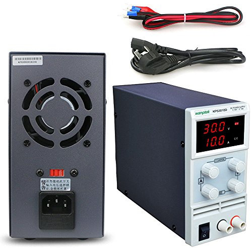 0-10A Einzelner Ausgangssatz, hochpräzise Doppelanzeige-DC-Spannungsversorgung, Labor Regelbares Netzgerät Digitales DC Netzteil 30V 10A Trafo Variable 220V DHL