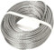FUNE commerciale CORDA ACCIAIO ZINCATA mt. 25 D.8mm 12x6 72 fili TRECCIA 2000KG