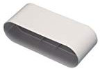raccord - droit - blanc - 60 x 200 mm - minigaine - aldes 11023970