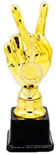 NUOBESTY Kinderpokal Aus Kunststoff 7.3 Zoll Goldene Trophäe Für Sportwettkämpfe Schüler Auszeichnung Motivationspreis Für Kinder Fußball Und Wettbewerbe