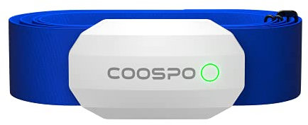 COOSPO Heart Rate Monitor Chest Strap,Bluetooth ANT+ Chest HRM for Running Cycling Gym Fitness, Heart Rate Monitors IP67 Waterproof Compatible with Strava Zwift Wahoo Garmin Polar Peloton App