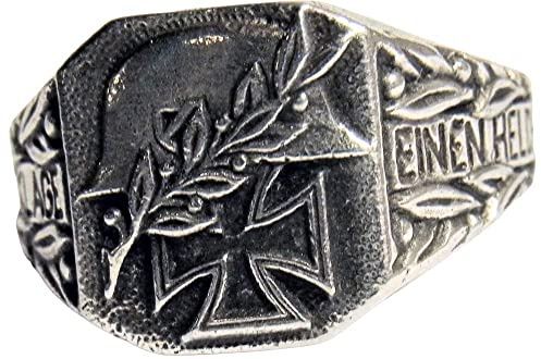 MK-Art Militaria Schöner deutscher Ring Ich beklage einen Helden