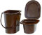 4BIG.Fun Toilettes de Camping Portables - 17 L - Jusqu'à 140 kg - Toilettes de Voyage - Toilettes Mobiles - pour Camping, Camping, etc.