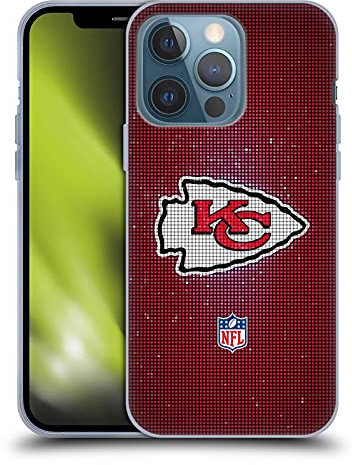 Head Case Designs Offizielle NFL LED Kansas City Chiefs Artwork Soft Gel Handyhülle Hülle kompatibel mit Apple iPhone 13 Pro