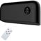 MYLEK Over Door Heater 2000W Wall Mounted Indoor Overdoor Hot Air Downflow Curtain - Fan - With Remote Control, PTC, Thermostat, Timer, Office, Bathroom, Commercial, Garage, (2KW, Black)