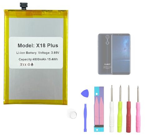 Aousavo Cubot X18 Plus ersatz akku Kompatibel mit Cubot X18 Plus