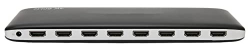 PUSOKEI HDMI Switch, 7 in 1 Out 4K @ 60Hz HDMI Switcher, 7 Port HDMI Switcher Selector mit IR-Fernbedienung, Unterstützt HDR und HDCP 2.2, 3D, HDMI Splitter für TV(4k)
