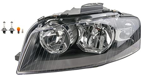 Johns, Scheinwerfer passend für Audi A3 8P 05/03-07/08 links + Leuchtmittel