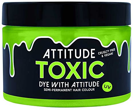 Attitude Hair Dye - Toxic Neon UV Tinte capilar semipermanente - Verde