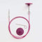 KnitPro K10646 Kabel, Edelstahl, Lila, 120cm