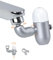 Ibergrif 720° Wasserhahn-Aufsatz – 4 Strahlarten und bis 30% Wasserersparnis, Universal-Adapter M22/M24, ABS korrosionsbeständig, werkzeuglose Montage, M91006-1