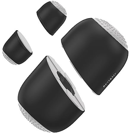 nediea Laptop Cooling Pads, Portable Small Laptop Cooler Stand Magnetic Ball, Mini Laptop Tilting Holder Compatible With Tablet, Macbook, Keyboard and 11-17 Inches Laptops-Black