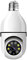 Ruiqas WIFI Light Bulb Camera E27 Light Bulb Type Wireless Security Camera 1080P Panoramic WiFi IP Camera
