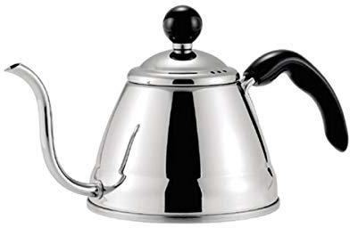 JapanBargain 4061, Japanese Tea Kettle Gooseneck Kettle for Pour Over Coffee and Tea, Stainless Steel, Induction Heat Stove Compatible, 4.2-Cup, 1.0 Liter, Made in Japan