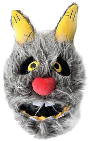 Ronyme Helmschutz Kopfbedeckungsabdeckung Cartoon Flauschiger Hase für Motorrad-Integralhelme für Outdoor-Spaß, personalisierte Helme