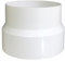 JSIXASO Connecteur de Réduction pour Système de Ventilation - 110mm à 125mm Raccord Réducteur pour Tuyau de Ventilation (110mm à 125mm)