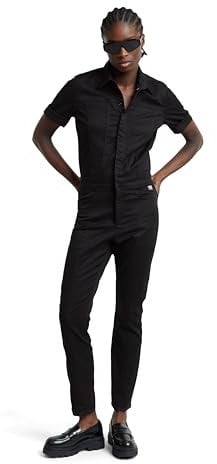 G-Star Damen Utility Jumpsuit, Schwarz (dk black D25212-C105-6484), L