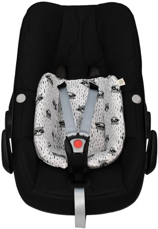 JYOKO Kids Cover for Seat Reducer Compatible with Maxi Cosi Pebble (Raccoon, Maxi Cosi Pebble Pro I-Size)