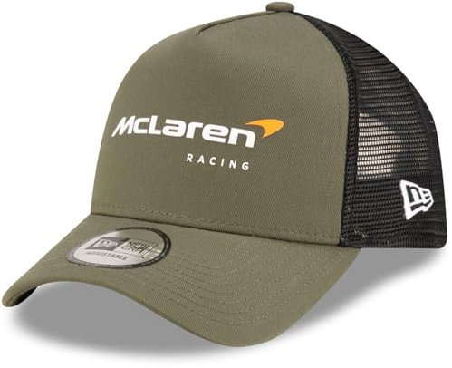 New Era A-Frame Mesh Trucker Cap - McLaren Racing Oliv