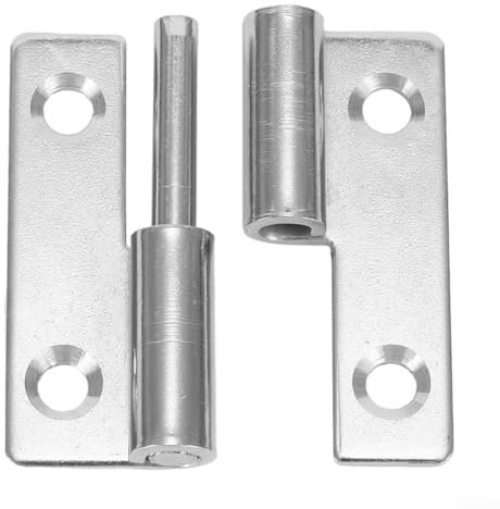 Einfaches Entfernen, abnehmbares Scharnier, Edelstahlmaterial, geeignet für Schränke und Türen (40 x 30 x 1,5 links)