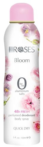 Nature of Agiva Roses Bloom Deodorant for Women without Aluminium Salts with Beautiful Delicate Rose Fragrance 150 m