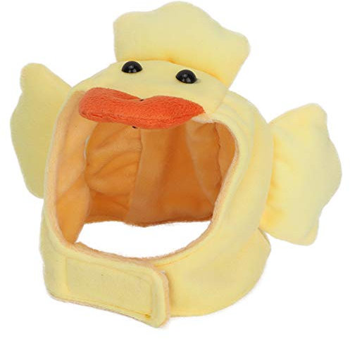 Niedliche Duck S-Haustiermütze für Katzen und Kleine Hunde – Bezauberndes Spielzubehör für Feste und Partys