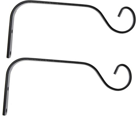 Milisten 2stücke Wandmontierte Pflanzenhaken Aus Hängehalterung Für Pflanzgefäße Zum Aufhängen Von Blumentöpfen Laternen Und Mehr Im Innen Und Außenbereich