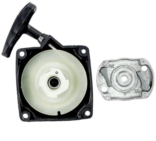 Arrancador de tracción de 66 mm, arranque y trinquete para desbrozadora de 49 cc y 52 cc para varias cortadoras de césped, accesorio de equipo eléctrico