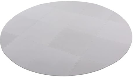 DOPBENT Whirlpool Unterlage rund 196cm, Bodenmatte für Outdoor Whirlpools, Schützt & Isoliert Poolunterlage (Grau)