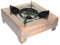 ibasenice Camping Portátil de Inoxidable Wok Multifuncional Exteriores y Duradera Bbq Senderismo y Picnics