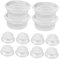VICASKY 12pcs Silicone Pressure Cooker Float Valve Gaskets Compatible 3 5 6 8 Quart Sealing Rings for Pressure Pot Accessories High Temperature Resistant