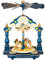 Hubrig Weihnachtspyramide 1-stöckige Pyramide Engelorchester - 35 x 25cm - Original Erzgebirge Volkskunst